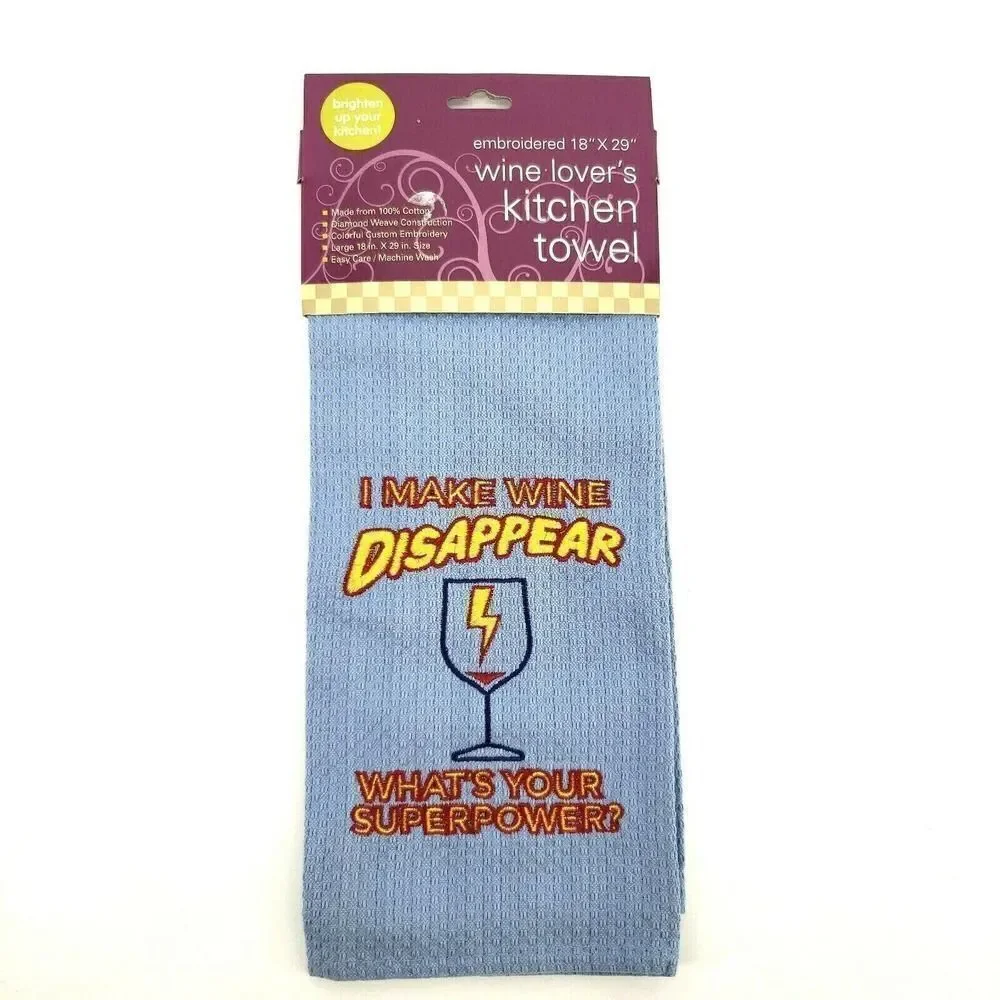 Wine Lovers Gift‎ Kitchen Towel Home Warming